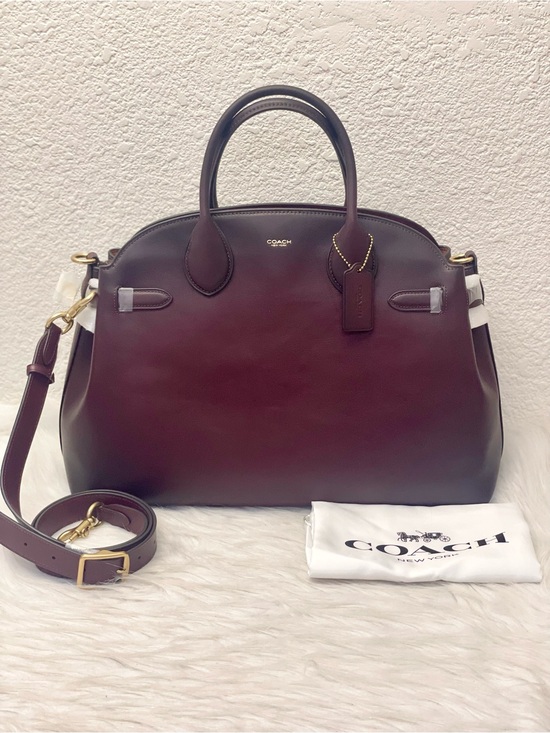 Coach Handbags - Coach Soft Empire Carryall 40 handbag in Merlot Glovetanned Leather NWT